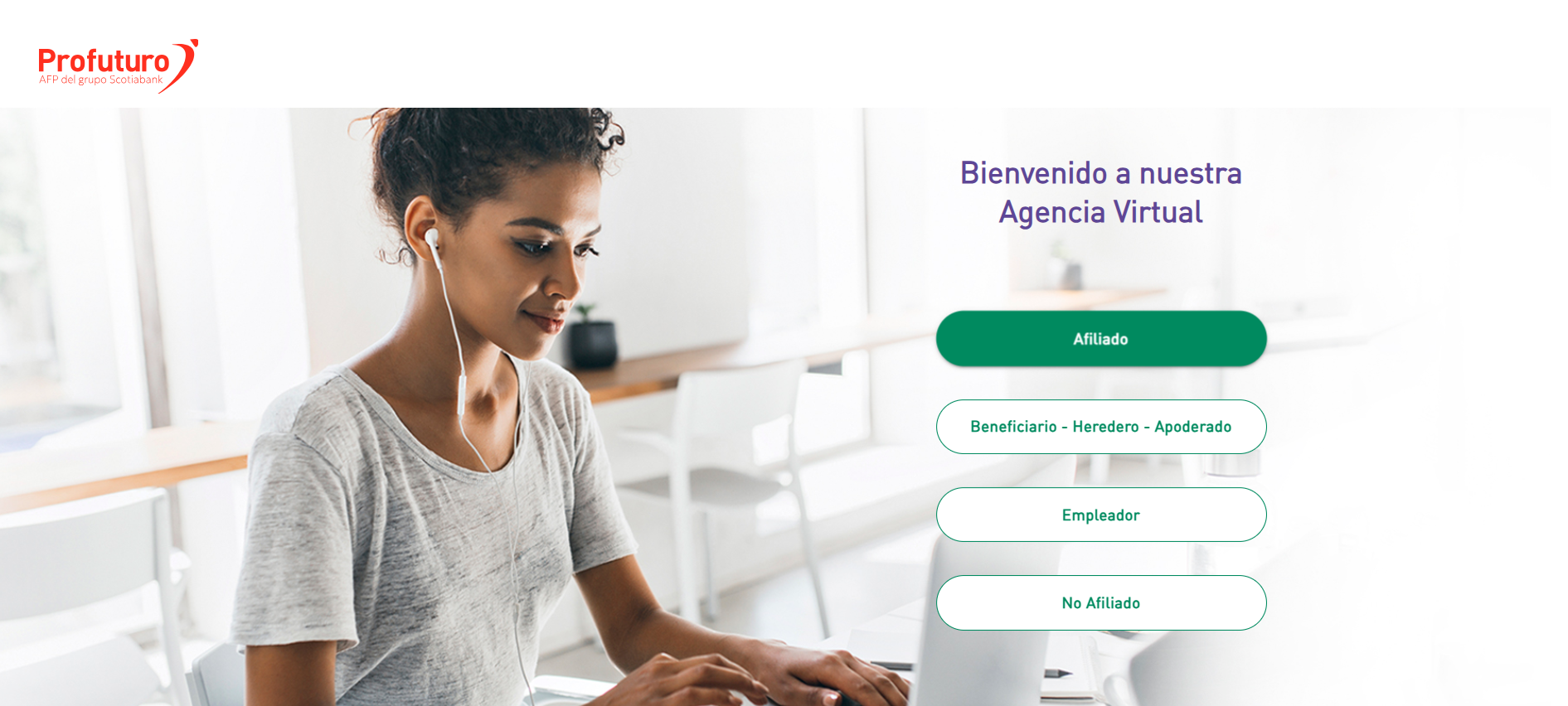 Screenshot de Agencia Virtual