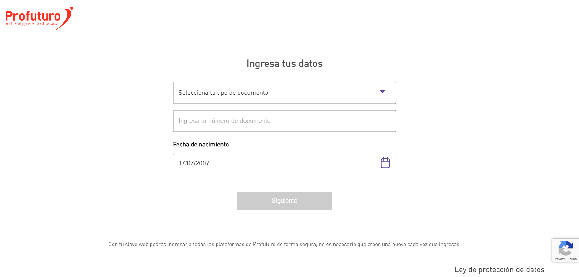 Screenshot de Clave Web